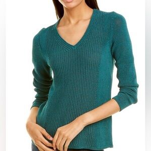 J. McLaughlin Women's Donovan Sweater Teal Size S